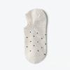 Female Summer Thin Cotton Non Slip Heel Shallow Mouth Invisible Dot Socks