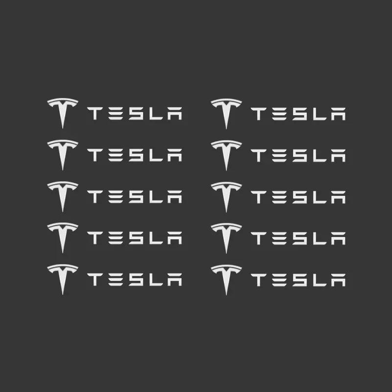 Autoaufkleber 2025 Neues Tesla Metallemblem Auto Dekor Aufkleber Auto Scheibenwischer Aufkleber Für Tesla Modell 3 Modell X Y Stil Roadster M