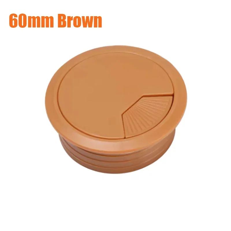 1-10Pcs 60mm 80mm Computer Desk, Book Desktop Decoration Circle Wire Hole Cover Sealing Cover