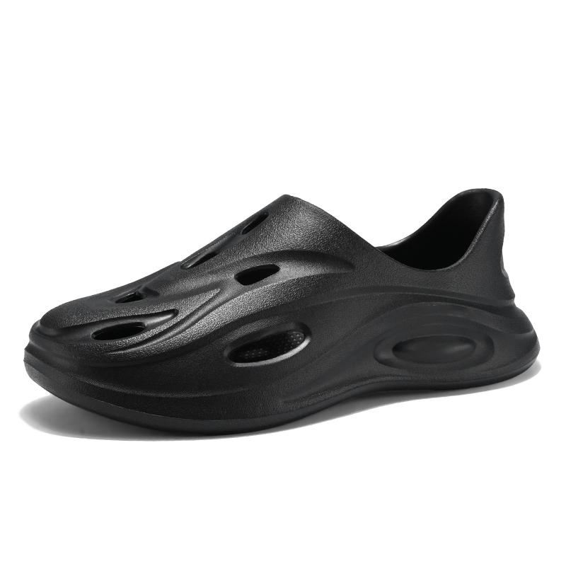 Fashion New Women Men Clogs Summer Female Thick Bottom Home Slides Soft EVA Dry Wedges Platform Garden Shoes Beach Sandals Home Slippers