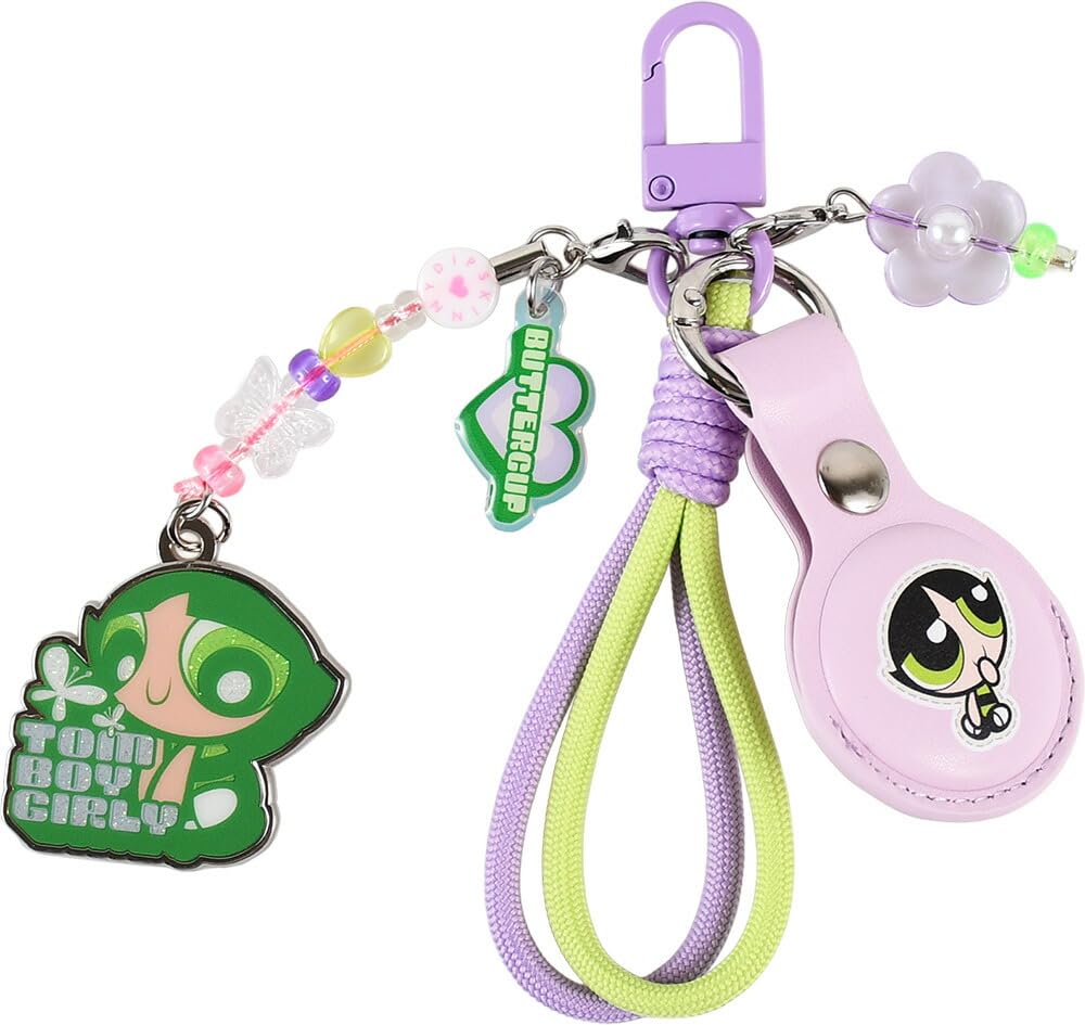 Skinnydip Bag Charm AirTag Pouch Powerpuff Girls Y2K Buttercup