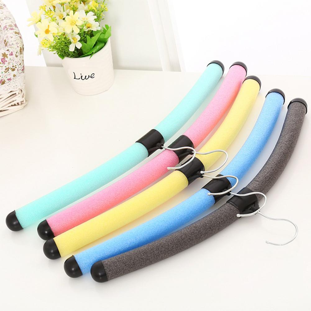 10 Pezzi Grucce Colorate in Spugna Schiumosa Rack Pieghevole Flessibile per Campeggio all'Aperto Viaggio Spalla Larga Antiscivolo Storage Vestiti