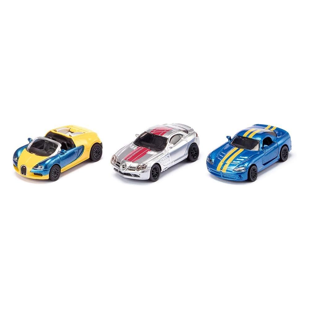 

Siku Gift Set Sports Car for Ages 3 and Up SK6323 - Toy Vehicle Set with Realistic Design and Durable Construction