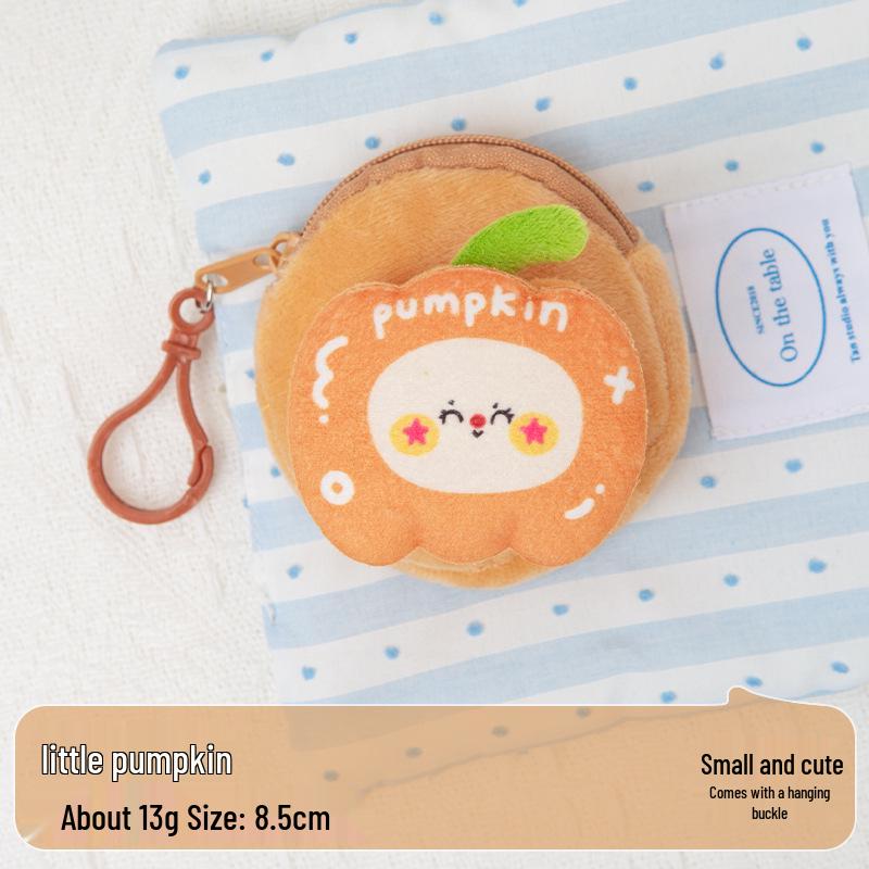 Cartoon Doll Plush Coin Purse: Custom Cute Mini Earphone & Storage Bag for Students and Children