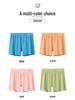 Arow Men's Plus Size Cotton Boxer Briefs - Youth Flat-Leg Underwear Shorts