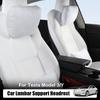 Car Backrest Cushion for Tesla Y Lumbar Support Pillow Neck Support Headrest Pad Comfortable Car Seat Accessories N1B2