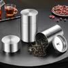 Stainless Steel Coffee Bean Canister With Leak Proof Seal For Storing Teas Nut Spices Camping Hiking Kitchen Essential