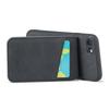 FIERRE SHANN For iPhone 7/8/SE (2020)/SE (2022) Card Holder Phone Case Kickstand PU Leather+TPU Cover