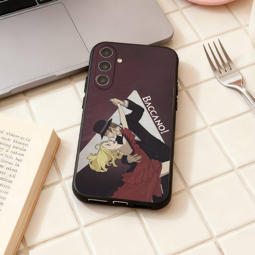 B-Baccano Wallpaper phone Case For Samsung Galaxy A73,A72,A71,A70,A53,A52,A51,Others Soft Black Shell