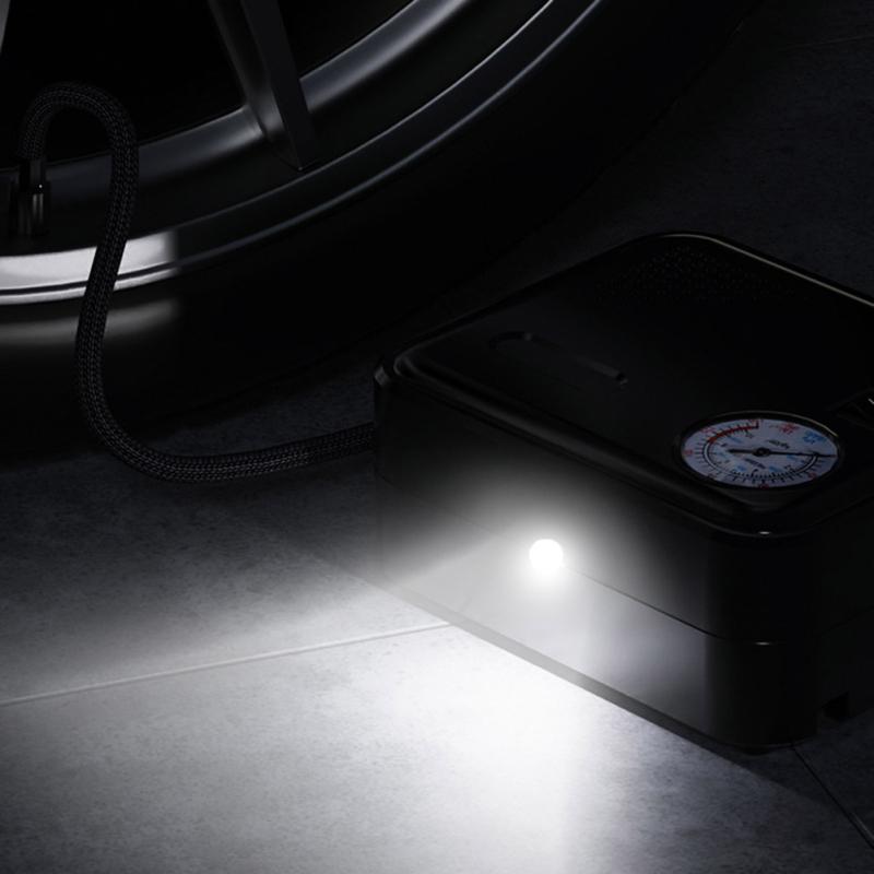 Air Compressor Tire Inflator, Portable DC 12V Auto Air Pump, Pointer Type Tire Pressure Display,