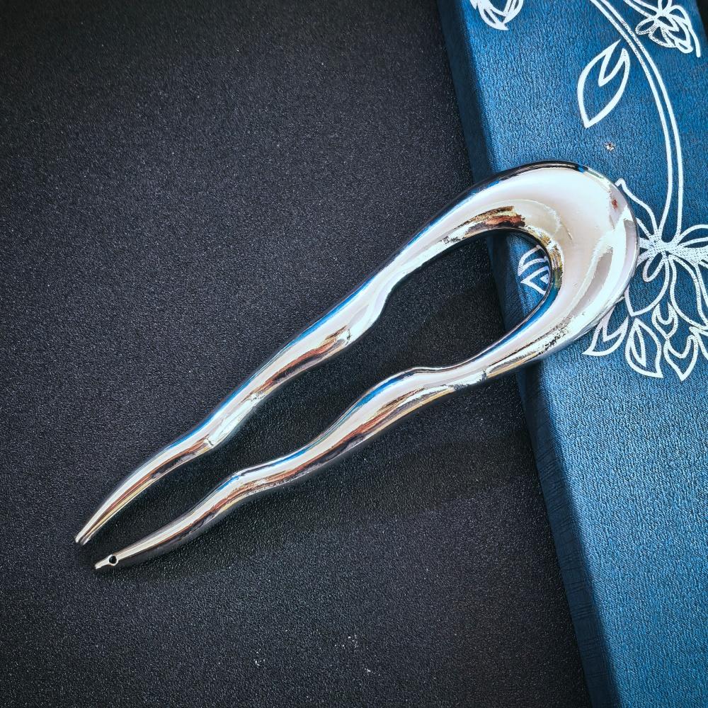 New Simple U Shaped Hair Forks Hairpin Metal Hair Sticks Geometric Hair Clips Fashion Hair Accessories Women Jewelry Headwear