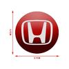 Para Honda 56MM Calota Central de Roda de Carro Adesivos com Logo Emblema de Aro Styling de Carro Para Honda Mugen Power TypeR Accord FIT HRV CRV Odys