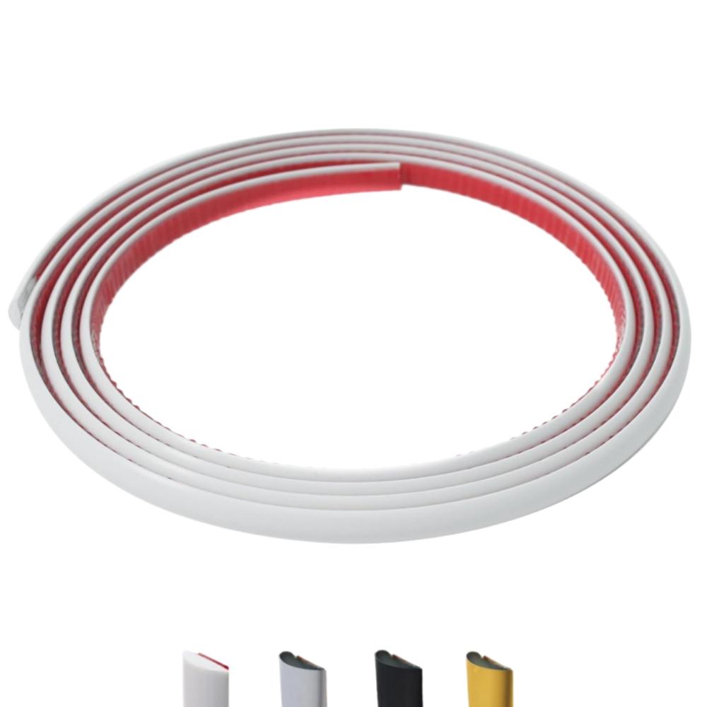 

1pc 118.11X0.32in PVC Decoration Line Furniture Border Ceiling Edge Strip Stickers Background Wall Trim Home Decor 3m белый