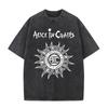 New In Top & Tees Mens T-Shirt Camisetas Rock Band Alice In Chains Dirt Washed Vintage Short Sleeved Round Neck Y2k Tshirt