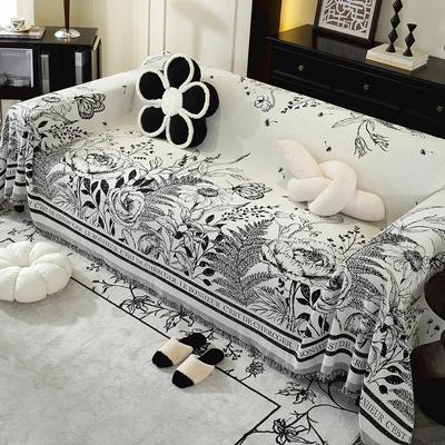 New Chenille Jacquard Sofa Towel One-piece Type Cloth Towel All-inclusive Sofa Cover Dust Anti Cat Scratch Non-slip Sofa Blanket