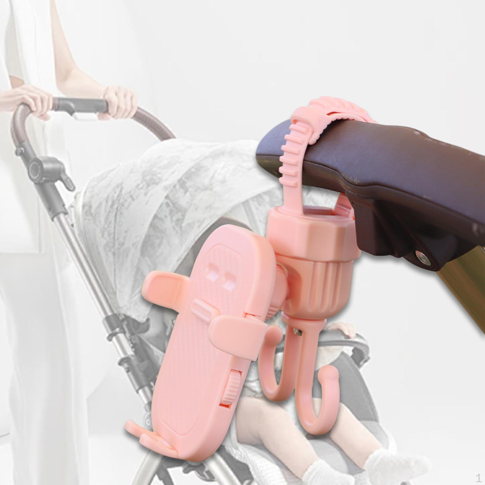 

Phone Holder with Stable Design, Storage Hook for Carrying Bags And Accessories рожевий