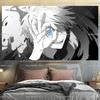 Jujutsu Kaisen Cartoon Backdrop Anime Character Kids Boys Birthday Party Decor Baby Shower Photo Background Props Supplies