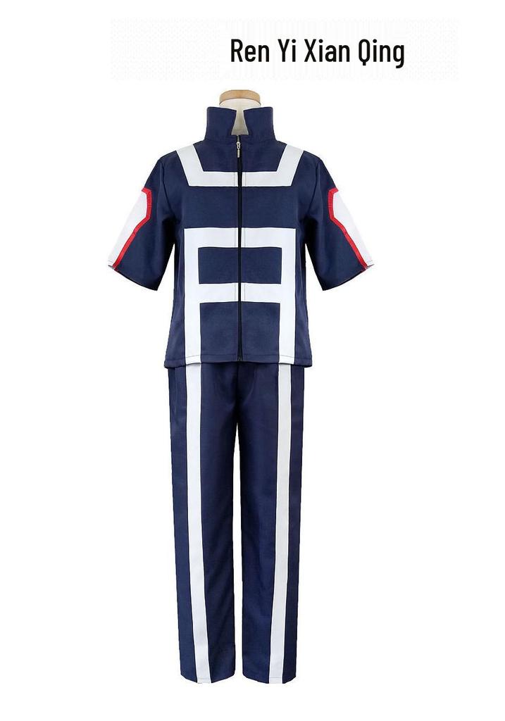 Kusugakuen Cosplay School Uniform - Halloween Anime Character Jumpsuit