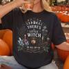 There's a Little Witch In All of Us Shirt, Comfort Colors Witchcore Tee, Whimsigoth Clothing, Mystical Halloween Summerween