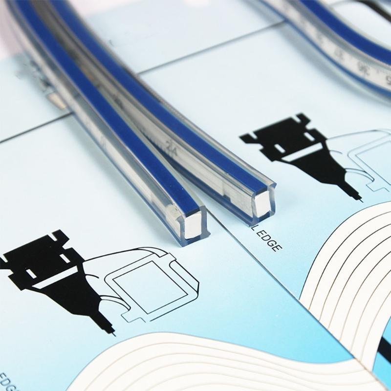 K1AE Woodworking Flexible Ruler Tailor Use Easy to Read Bendable Ruler