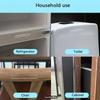 10PCS Transparent Door Impact Mats, Silicone Seal, Household Transparent Impact Seal Tape, Transparent Mute Strip