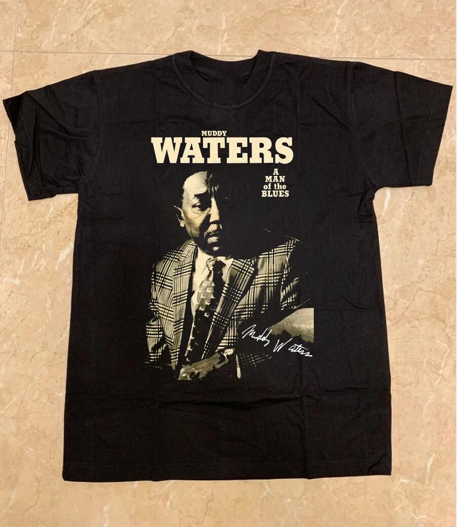 Muddy Waters - A Man Of The Blues Music T-Shirt Unisex Taglia Completa CL279