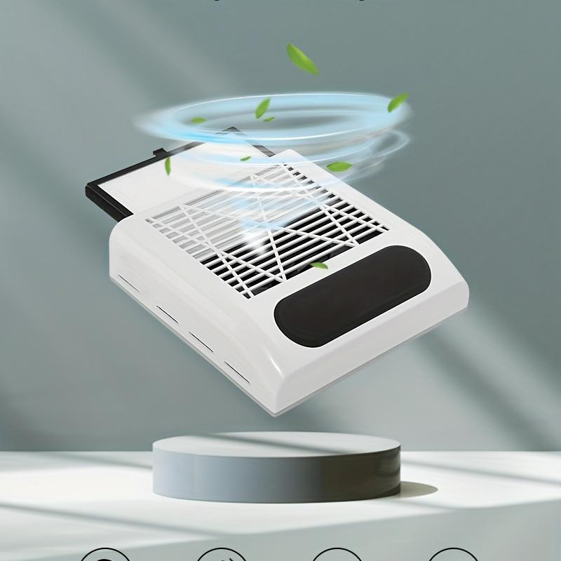 608 Nail Dust Collector - Powerful 80W Suction for Salon Desktop