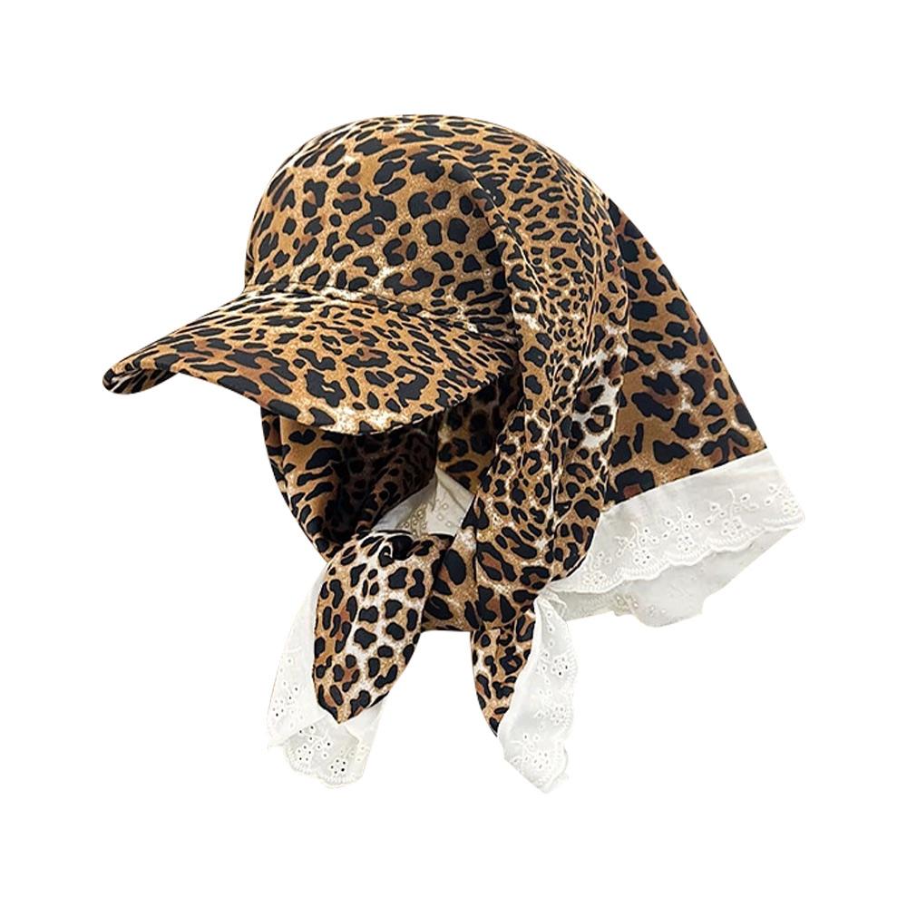 Quick Drying Sun Hat Sweet Loli Peaked Cap Versatile Headscarf Hat  Outdoor Seaside Vacation