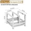 GOWKE Stainless Steel Commercial Chopping Board Rack
