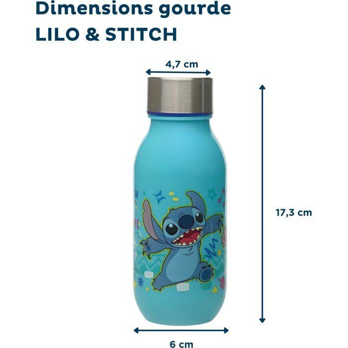 Gourde - THERMOBABY - Lilo &amp; Stitch - 430 ml - Bleu