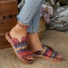 Summer New Bohemian Style Beach Women's Shoes Flat Slippers for Women