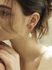 Of-Lavishe Vichy Logo Teardrop Pearl Earrings