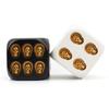 Halloween Skull Dice Skeleton Face Game Dice Resin 6 Sided Board Game Dice Novelty Party Toy Home Decorations