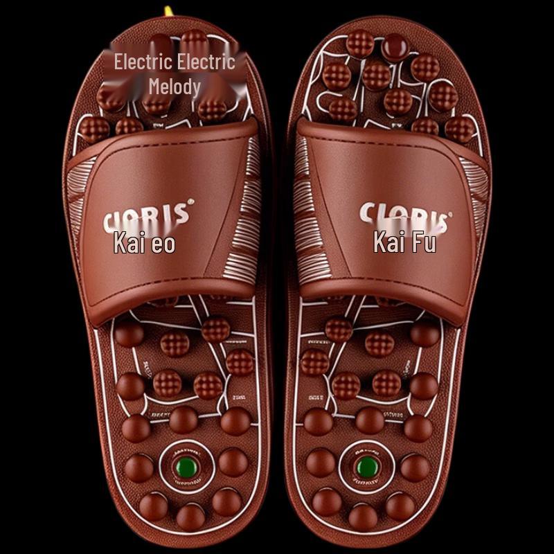 CLORIS Acupoint Jade Foot Massage Slippers CN Plug (adapter Included)