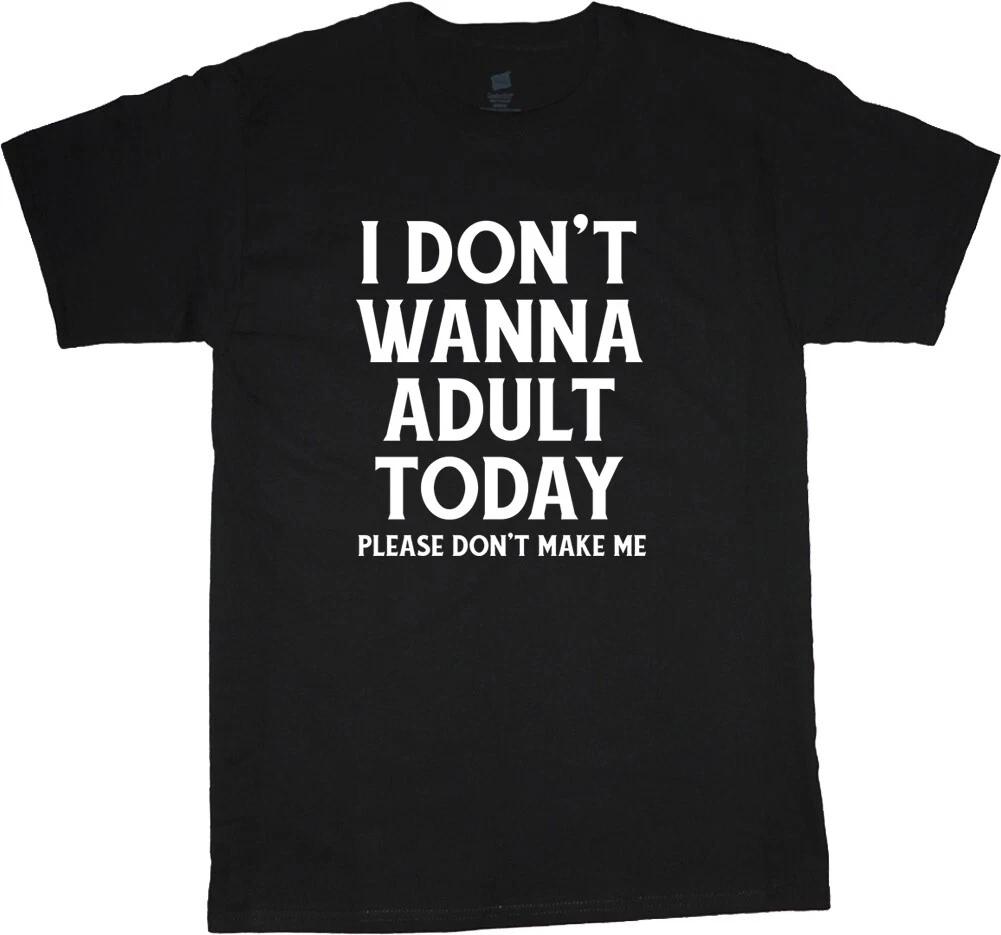 Funny T-shirts Mens Adult Adulting Immature Dad Gifts Husband Lazy Tee Shirts S