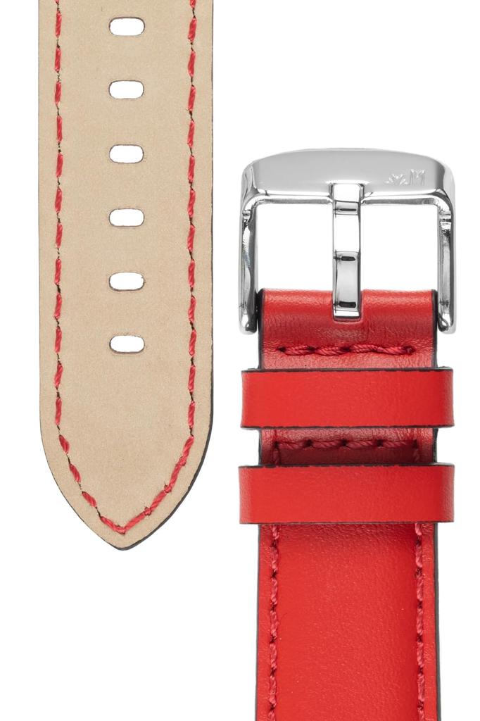 MORELLATO CROQUET 20mm Cowhide Leather Watch Includes Replacement Tool X5123C03082020 Strap, Waterproof, Red, [Officially Imported]