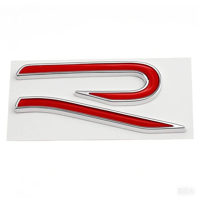Alloy Car Front Grille Emblem Rear Trunk Sticker for Volkswagen VW New R Rline Badge GTI BORA GOLF PASSAT Polo SCIROCCO T-ROC