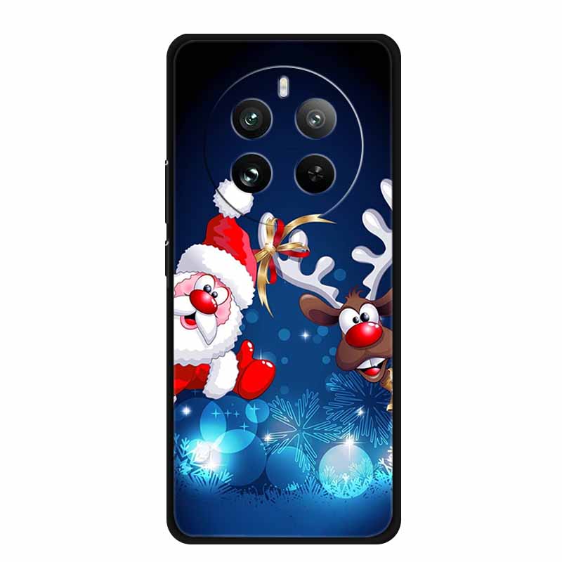 2024 Christmas Phone Cases For Realme 12 Pro Plus Case Soft TPU Silicone For Realme 12 Pro Cover Bumper Funda 12Pro Pro+ 5G Case