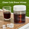Featuring A Stylish Vertical Pattern and Built-in Measuring Scales This Clear Coffee Cup Helps