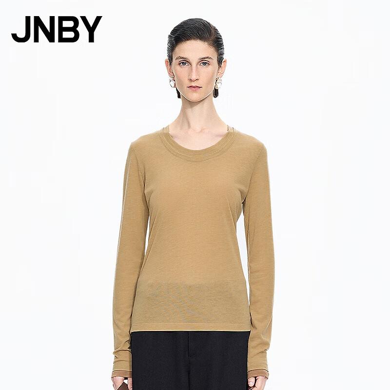 JNBY 2025 Winter Round Neck Long Sleeve T-Shirt 5PA114730 M
