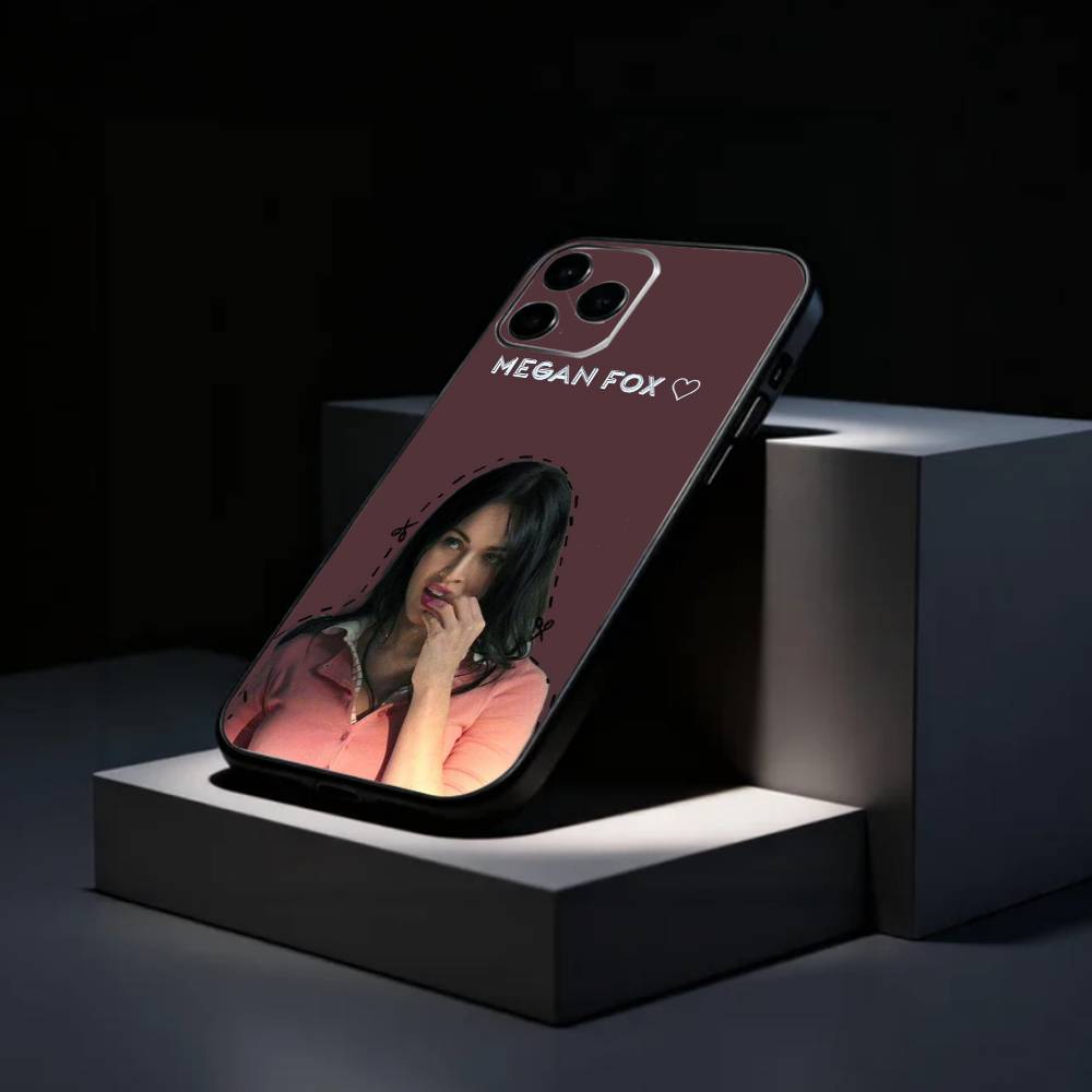 Megan F-Fox   Handyhülle Silikon Weich Für IPhone 17 16 15 14 13 12 11 X XR Plus Pro Max Plus