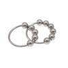 Stainless Steel Multiple Beads Sex Rings Penis Lantern Ring Prepuce Blocking and Strengthening Essence Assisting Emotion Stimulation Alternative