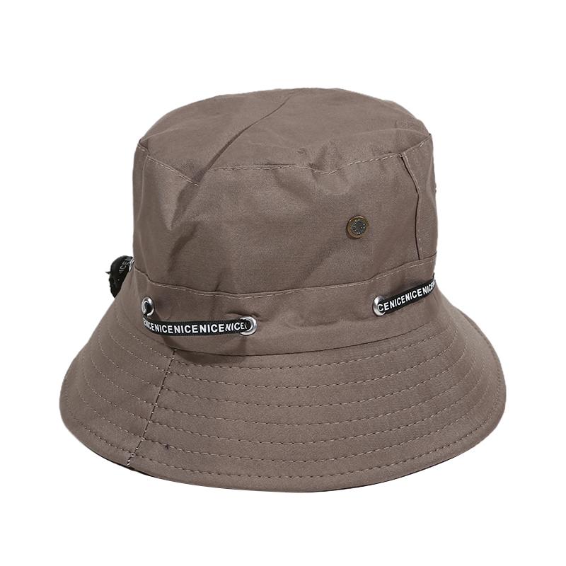 Fisherman Cap Fashion Solid Color Sun Cap Unisex Casual Cotton Bucket Hat Spring Summer Outdoor Sunscreen Beach Cap Panama Hats