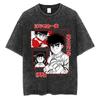 Hajime no Ippo Makunouchi Ippo Manga Panel Vintage Washed Oversized T-Shirt | Unisex Anime Boxen Streetwear Tee