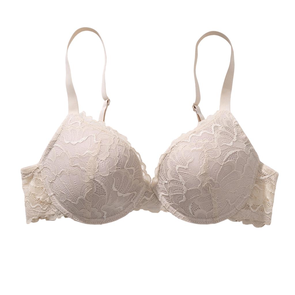 Zeriluna Lace push-up bra Breathable lace material is skin-friendly, soft, and comfortable, available in multiple colors
