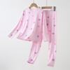 Spring & Summer Lyocell Pajamas - Unisex Children's Loose-Fit Belly Protection for Teens