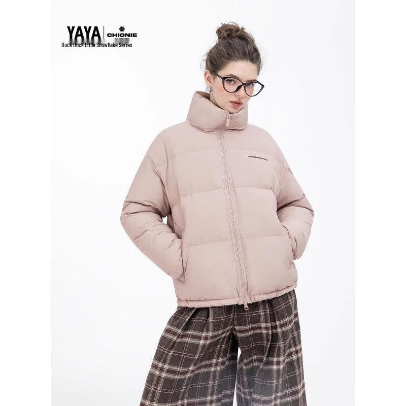 Yaya Unisex Thick Warm Short Puffer Down Jacket