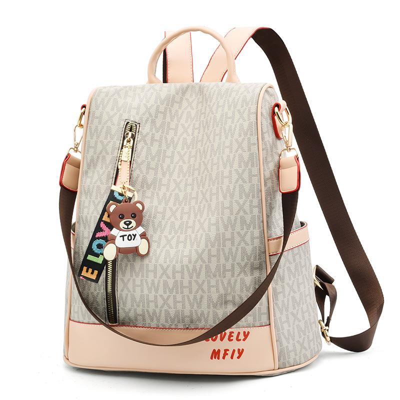 

New backpack women s college style leisure travel backpack trendy fashion women s bag fresh and sweet student bag