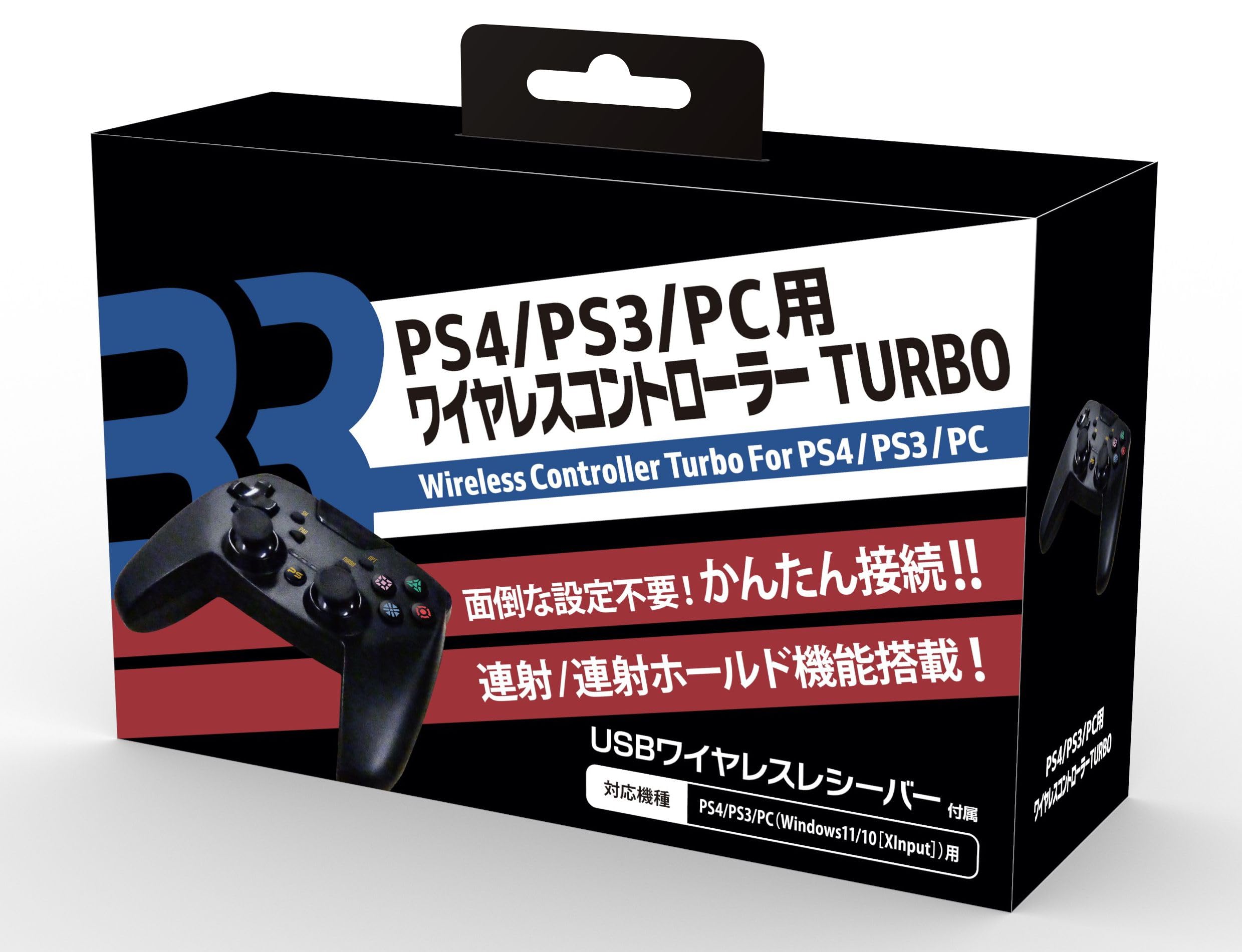 

BR TURBO Wireless Controller for PS4/PS3/PC чорний