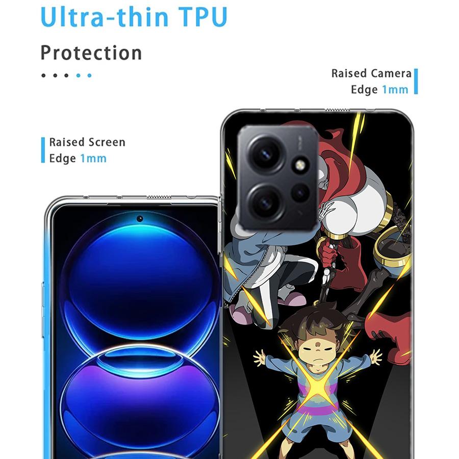 Chapter art Undertale Phone Case For Redmi Note 14 15 Pro 5G 13 12 Pro Plus 11 11T 11E 11S 10 Pro 10S 9 9S Cover Cell Clear TPU
